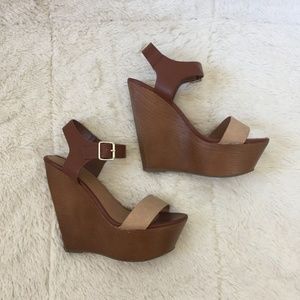 Tan/Brown Wedges